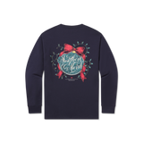 Navy | Signature Ornament Tee | Long Sleeve