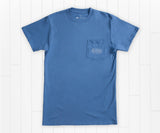 Oxford Blue | Southern Marsh Trademark Duck Tee | Short Sleeve T-Shirt | Front Pocket Shirt